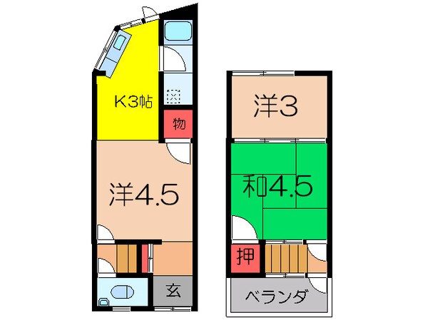 ア－トハウスの物件間取画像